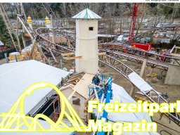 Aufbau des Themenbereichs „Sonnenbucht“ in FANTASIA (Dezember 2024)